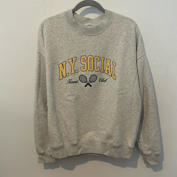 Abercrombie & Fitch Other - A&F ‘Tennis Club’ oversized Crewneck sweatshirt